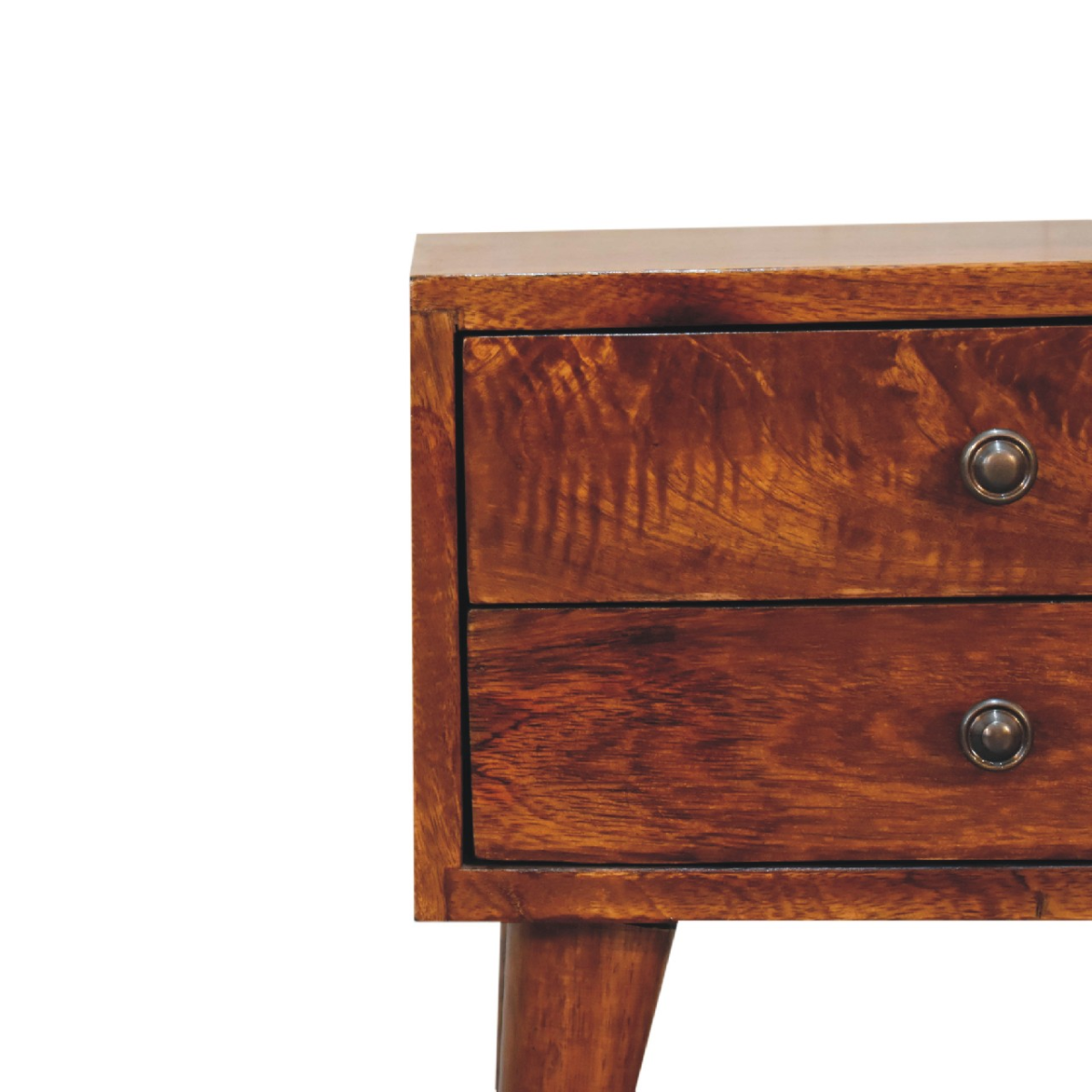 Artisan Furniture Solid Wood Mini Chestnut Modern Bedside