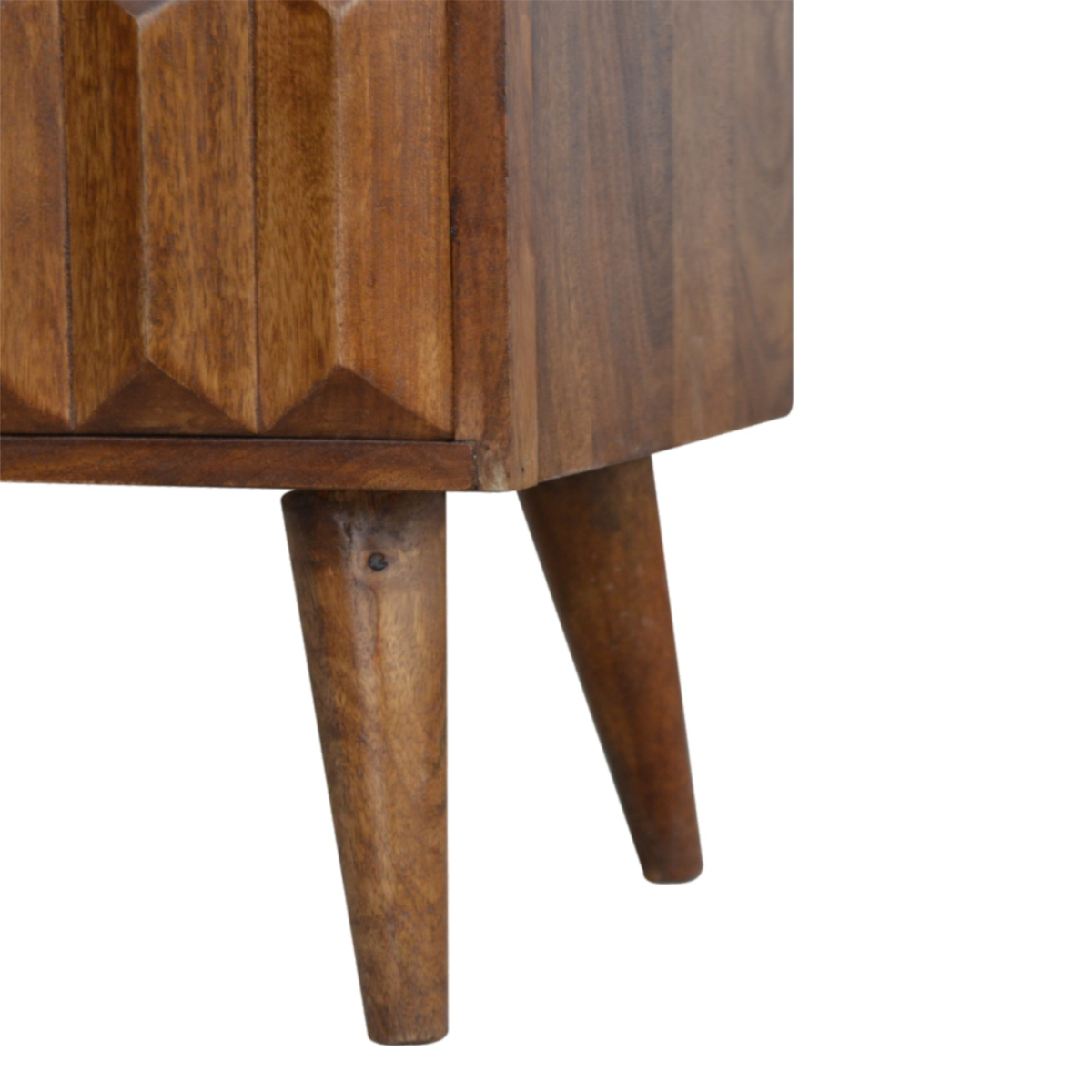Artisan Furniture Solid Wood Chestnut Prism Sliding Media Unit