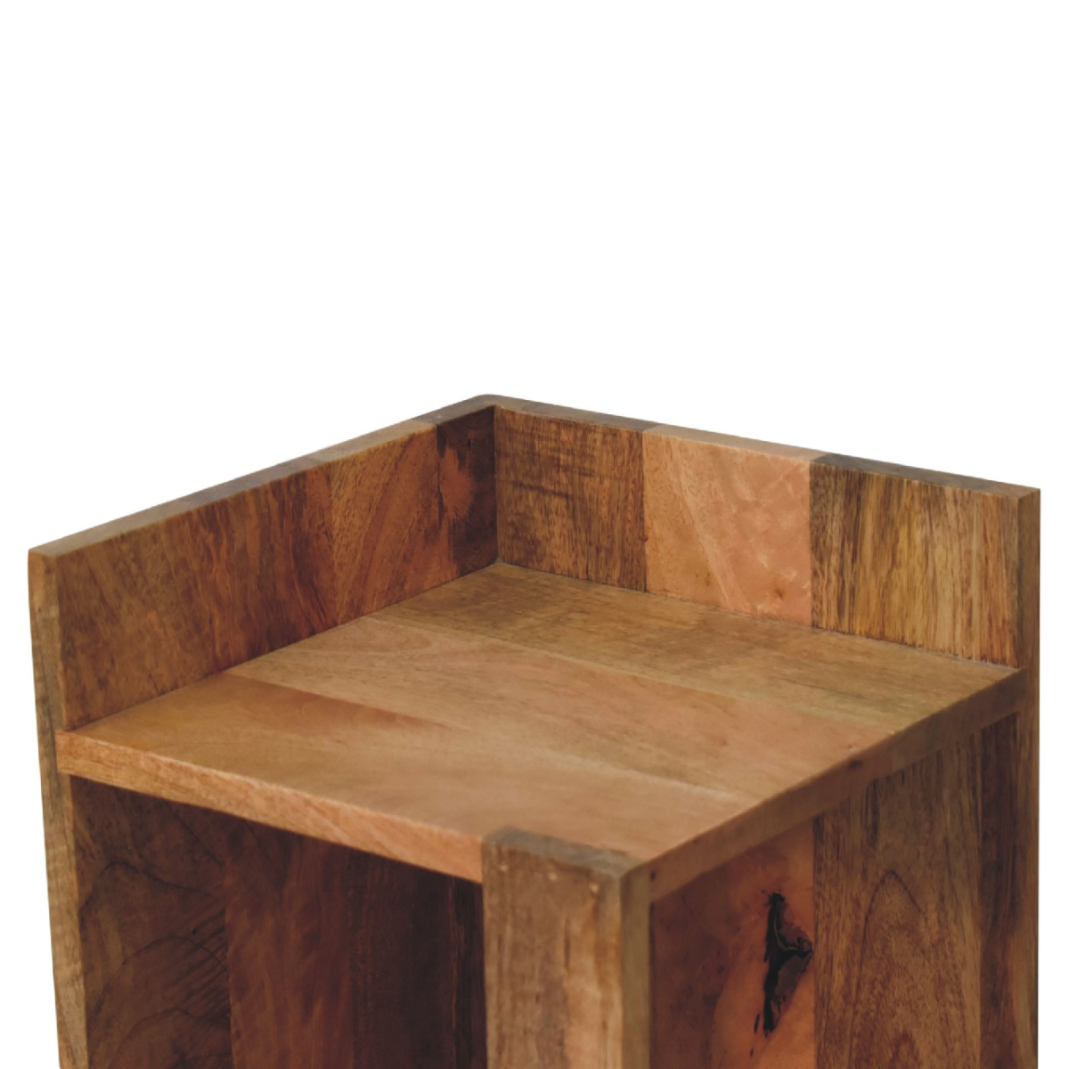 Artisan Furniture Solid Wood Oak-ish Box Bedside