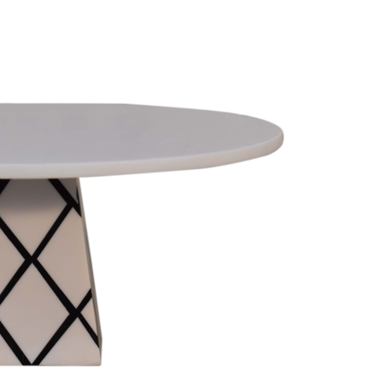 Artisan Furniture White Resin Cake Stand
