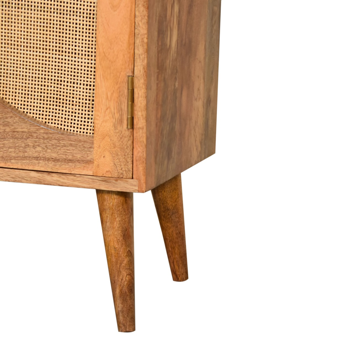 Artisan Furniture Solid Mango Wood Close-knit Leaf Cabinet