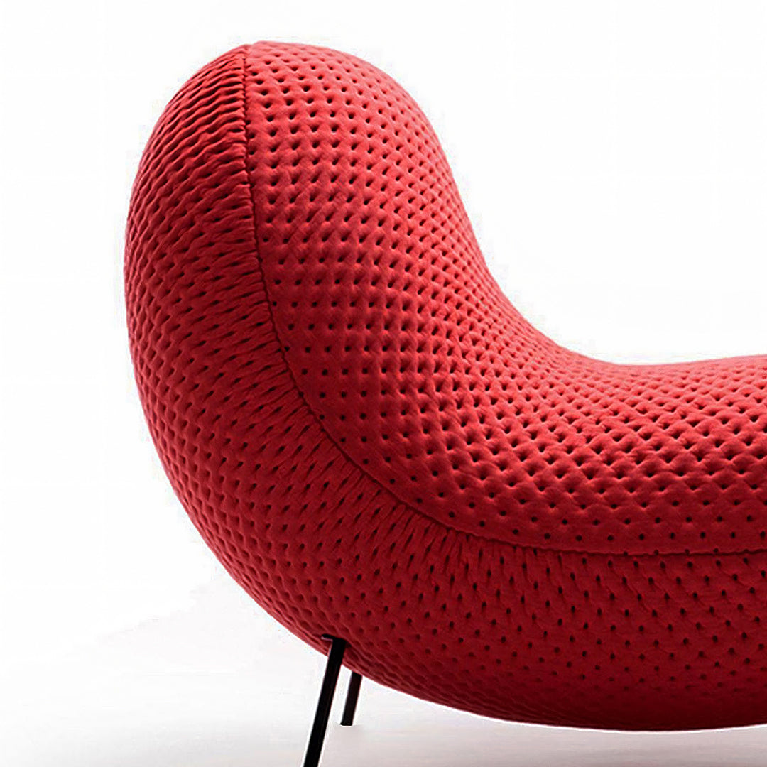 Cruz Easy Chair, Lounge Chair, Red