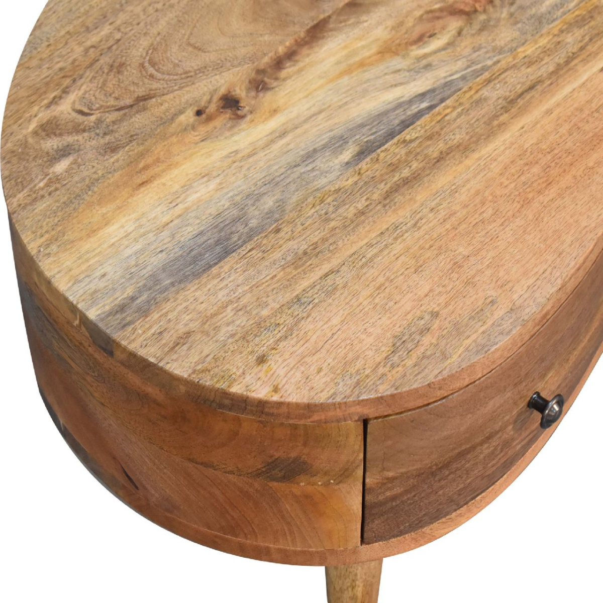 Artisan Furniture Solid Wood Mini Oak-ish Wave Coffee Table