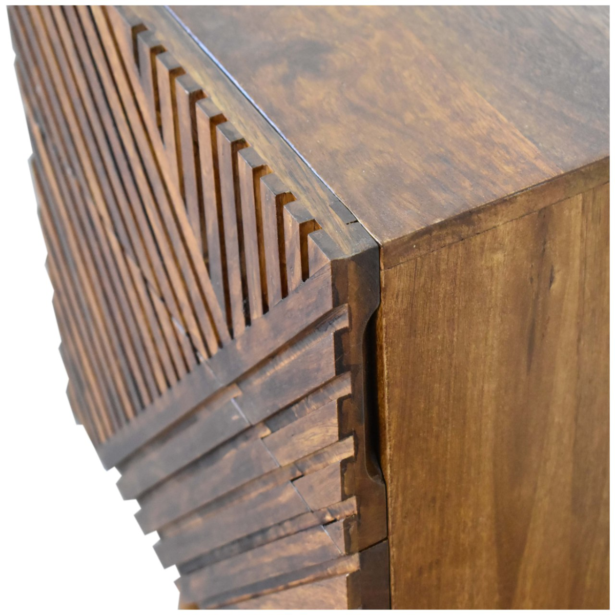 Artisan Furniture Solid Wood Lille 2 Drawer Bedside