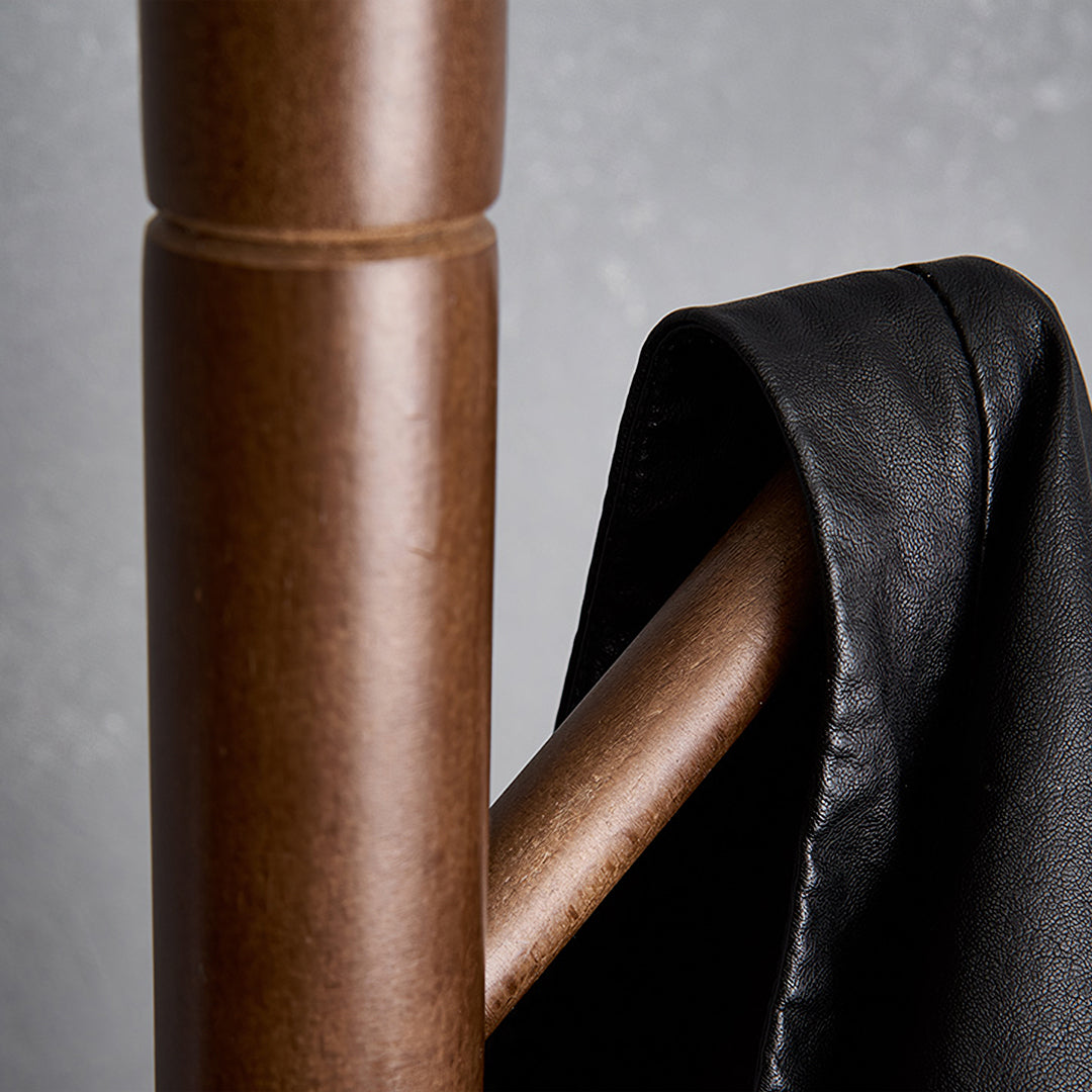 Morgan Coat Stand, Coat Rack, With 8 Hooks, Solid Wood