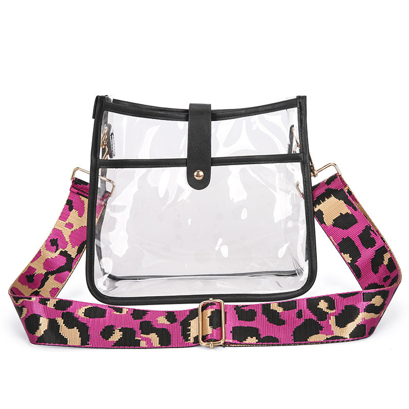 Women's Shoulder Candy Color Transparent Small Square Bag