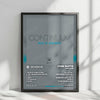 John Mayer "Continuum" Album Cover Poster - with Complete Tracklist