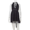 Arrival Fashionable Elegant Polka-Dot Printed Deep V-Neck Dress