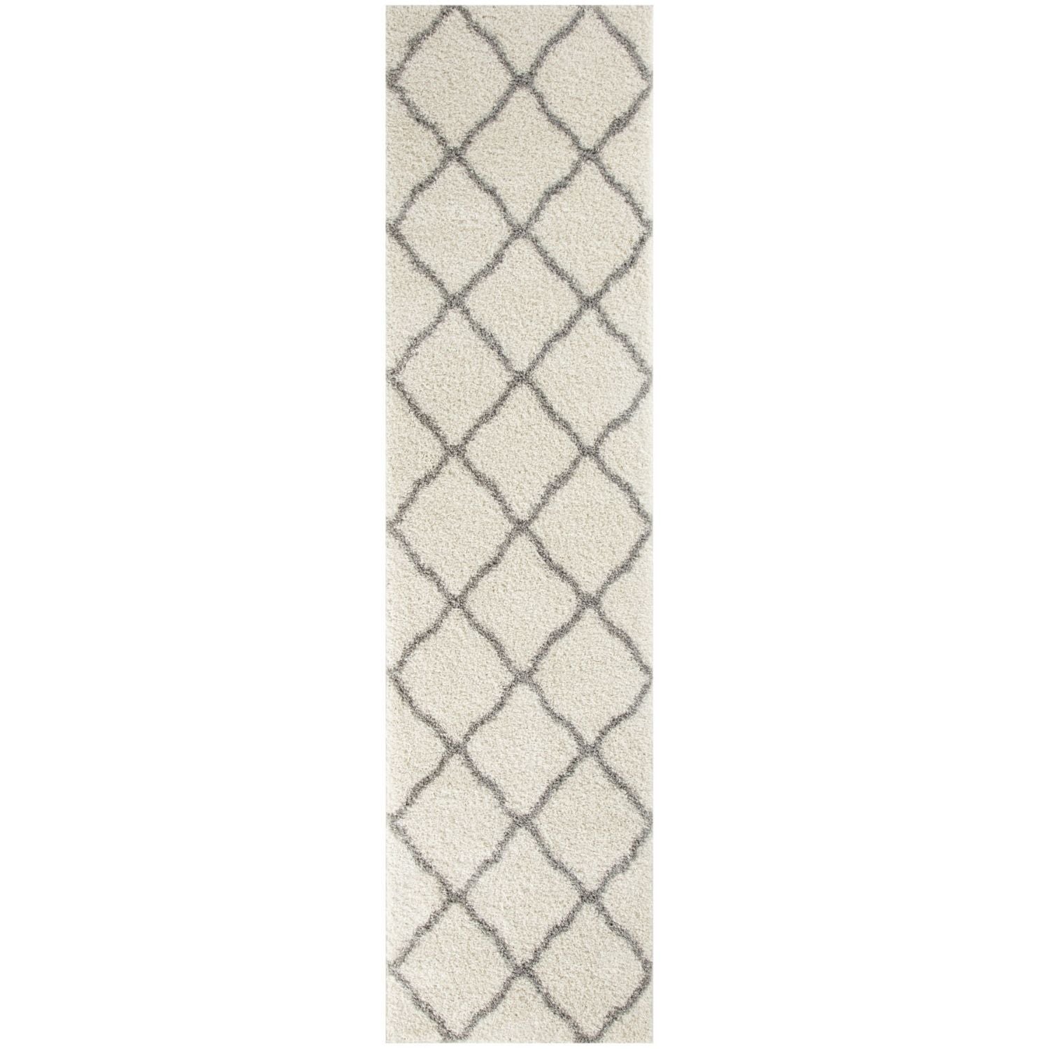 Moroccan Ivory Shaggy Rug | 700