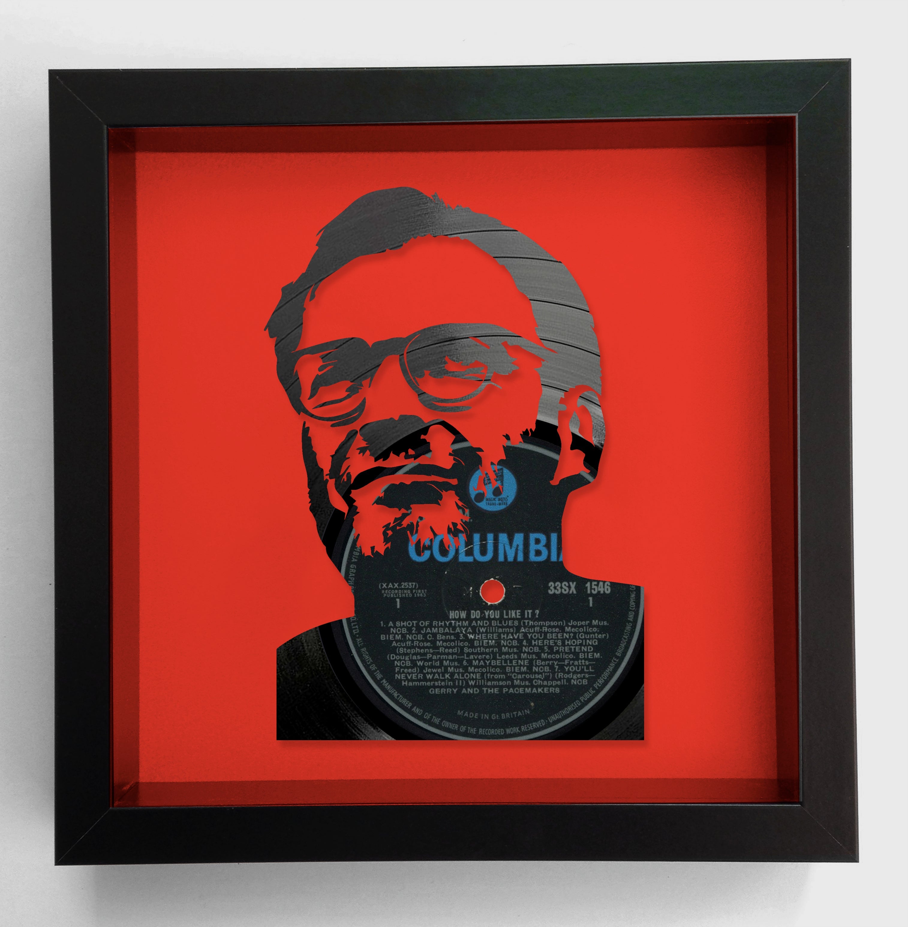Jurgen Klopp - Liverpool - You'll Never Walk Alone Vinyl Record Art