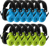 Floriogra 12 Pack Ear Defenders Children - Kids Ear Defenders for Autism, Toddler, Children Age 3-16 Years Old - Noise Cancelling Headphones for Kids