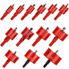 GOYADA 13 Pcs Hole Saw Set, 18mm-75mm, Bi-metal M42 Cutter Kit With Centring Drill Bit for Wood, Plastic, Metal Sheet, Drywall