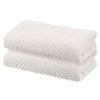 sourcing map 2 Pcs Bathroom Hand Towels Beige Soft Absorbent Face Towels Cotton Wash Cloths 13 x 29 Inch Kitchen Hand Towels for Bathroom Gym Drying
