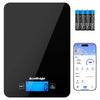 ACCUWEIGHT CK780 Bluetooth Kitchen Scales with Nutrition Calculator (Batteries included), Smart Food Scale with Backlit LCD, Food Scales Calorie