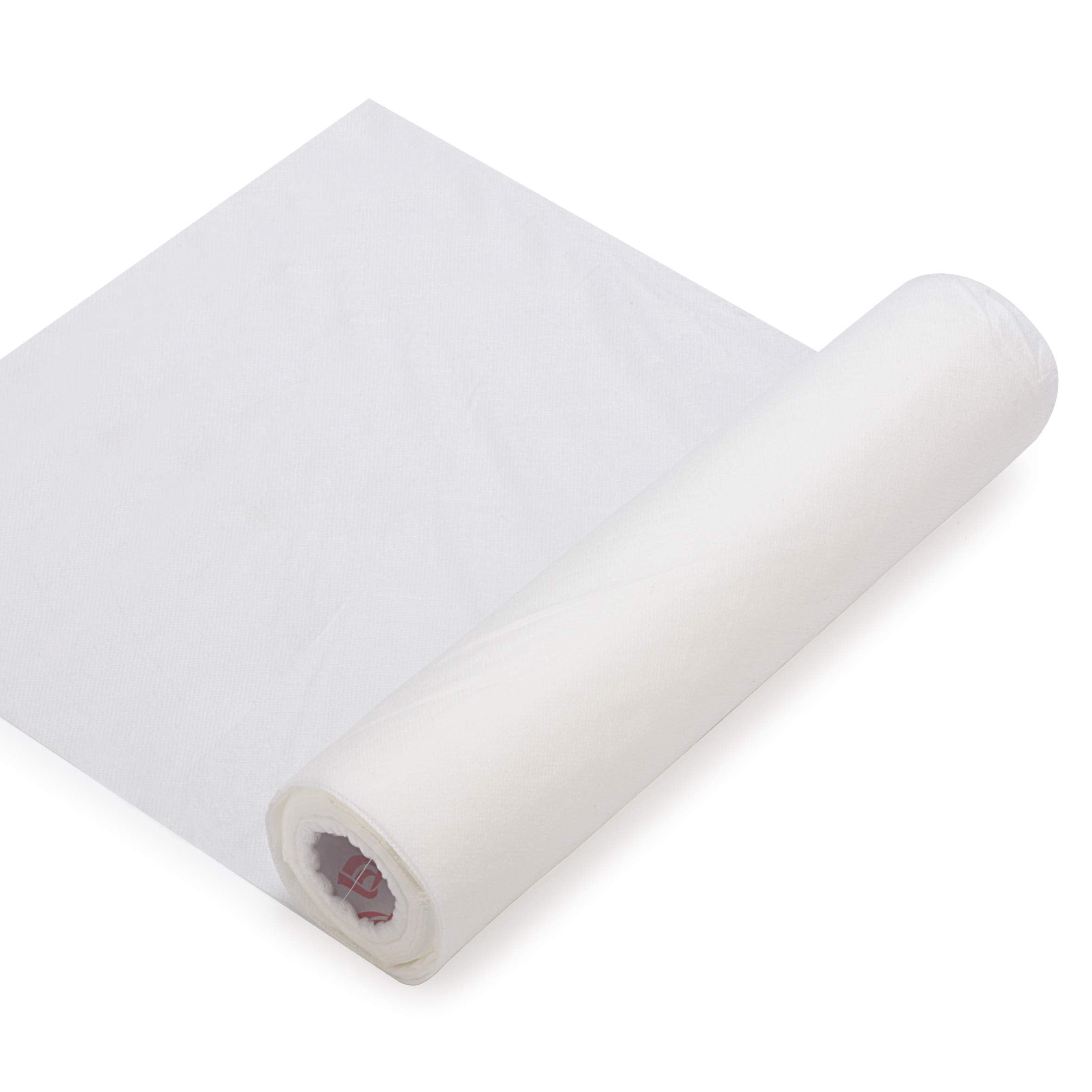 Simthread water-soluble wash away embroidery backing stabiliser for embroidery and free standing lace FSL, 30 cm x 10 yds/roll, light weight 40 gsm