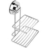 ULTECHNOVO Soap Holder with Suction Cup Double Layer Wall-Absorbing Soap Dish for Bathroom and Kitchen No Drilling Dish Suction for Shower Bars
