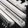 Curtain Track, (3Ft-15Ft) Flexible Curtain Track Ceiling Wall Mount Drop Ceiling RV Aluminum Curtain Rails System Room Divider Heavy Duty Shower