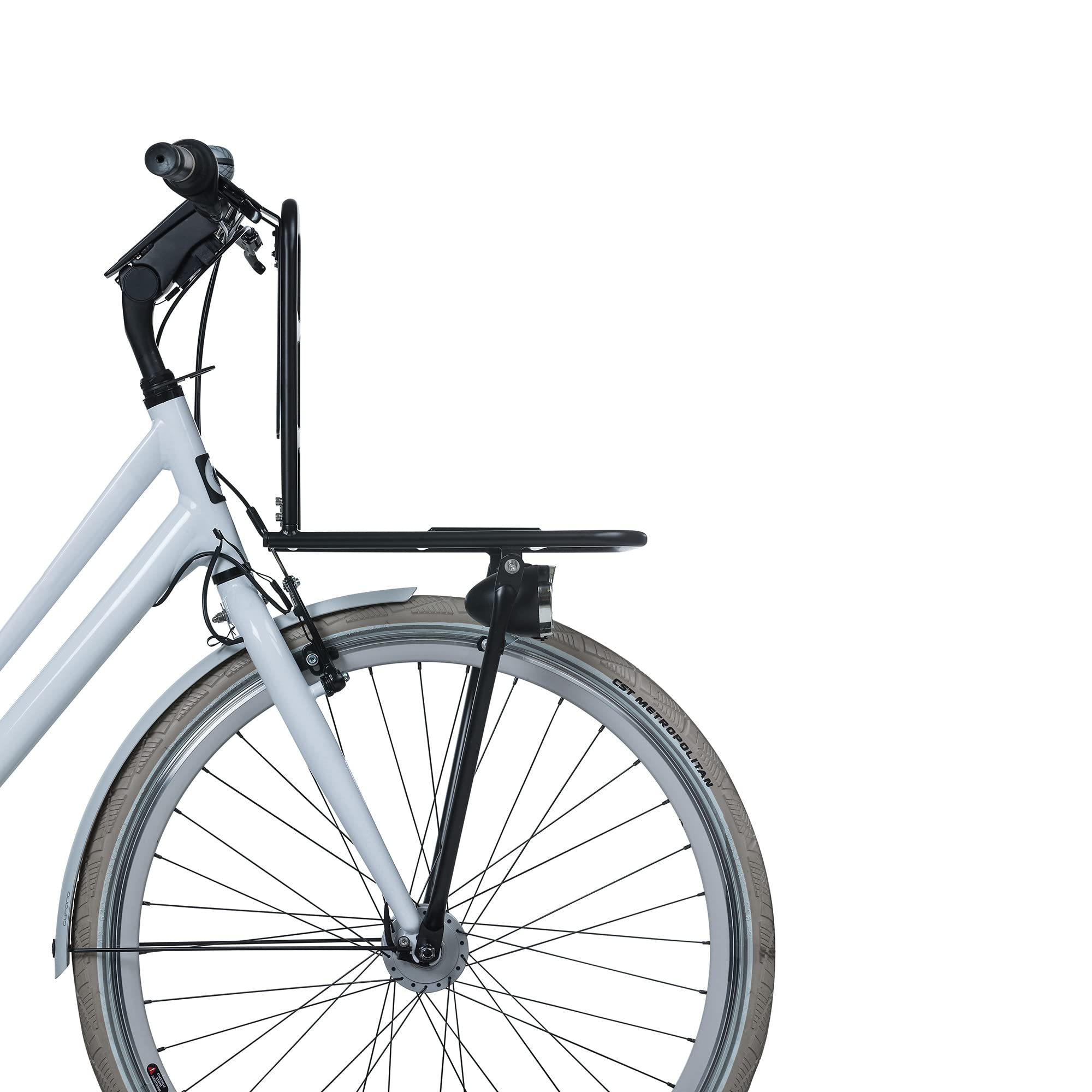 Basil 148027 Memories Front Carrier with Bars, 21-31.8 mm, Black, One Size
