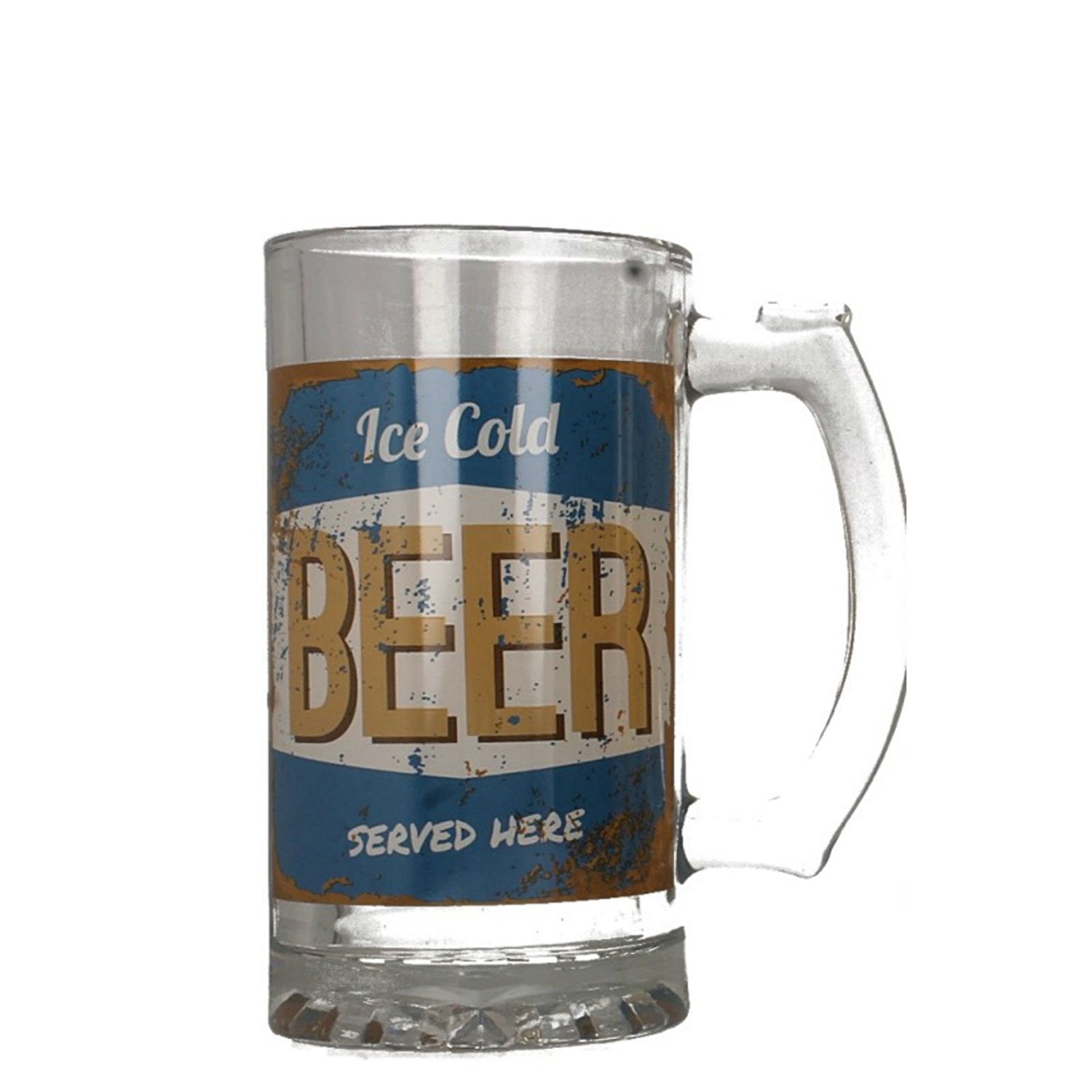 LESSER & PAVEY BEER GLASS STYLE - LP33257 (BLUE)