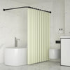 YOFOQ Shower Curtain Rail L Shape, Adjustable L-shaped Corner Shower Rail 62-94 x 141-174 cm, Stainless Steel Shower Curtain Rail for Bathtub with 16