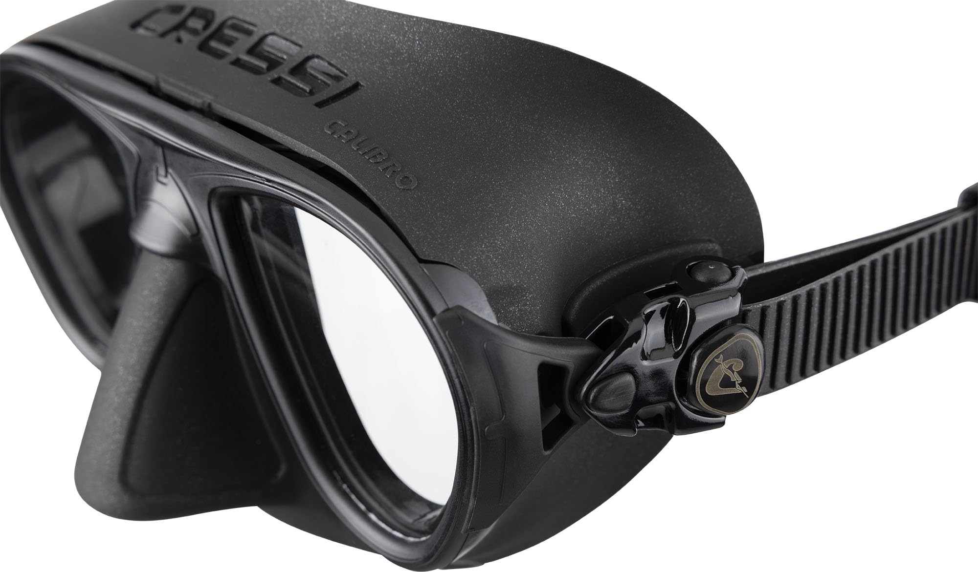 Cressi Calibro FOG STOP SYSTEM - Professional Diving / Snorkeling Mask,Black