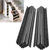 AOLISHENG Bottom Mount Heavy Duty Drawer Runners Under Stairs Drawer Runners 600~1450mm 120kg Load Capacity Undermount Heavy Duty Drawer Slides Black