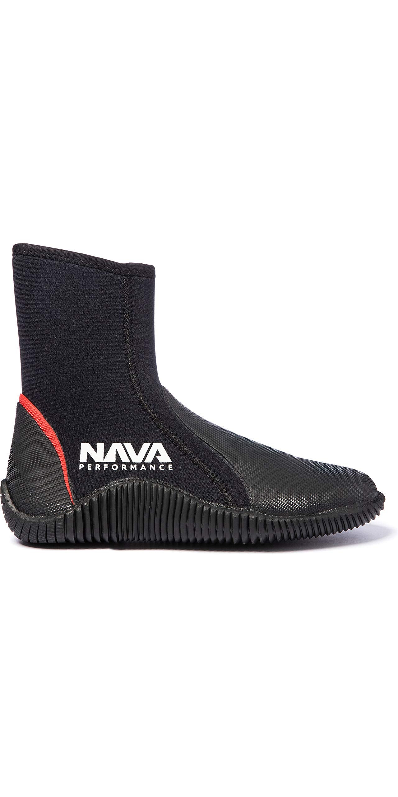 Nava Performance 5mm Neoprene Wetsuit Zipped Boots NAVABT02 - Black - Unisex - Nava Footwear - 8