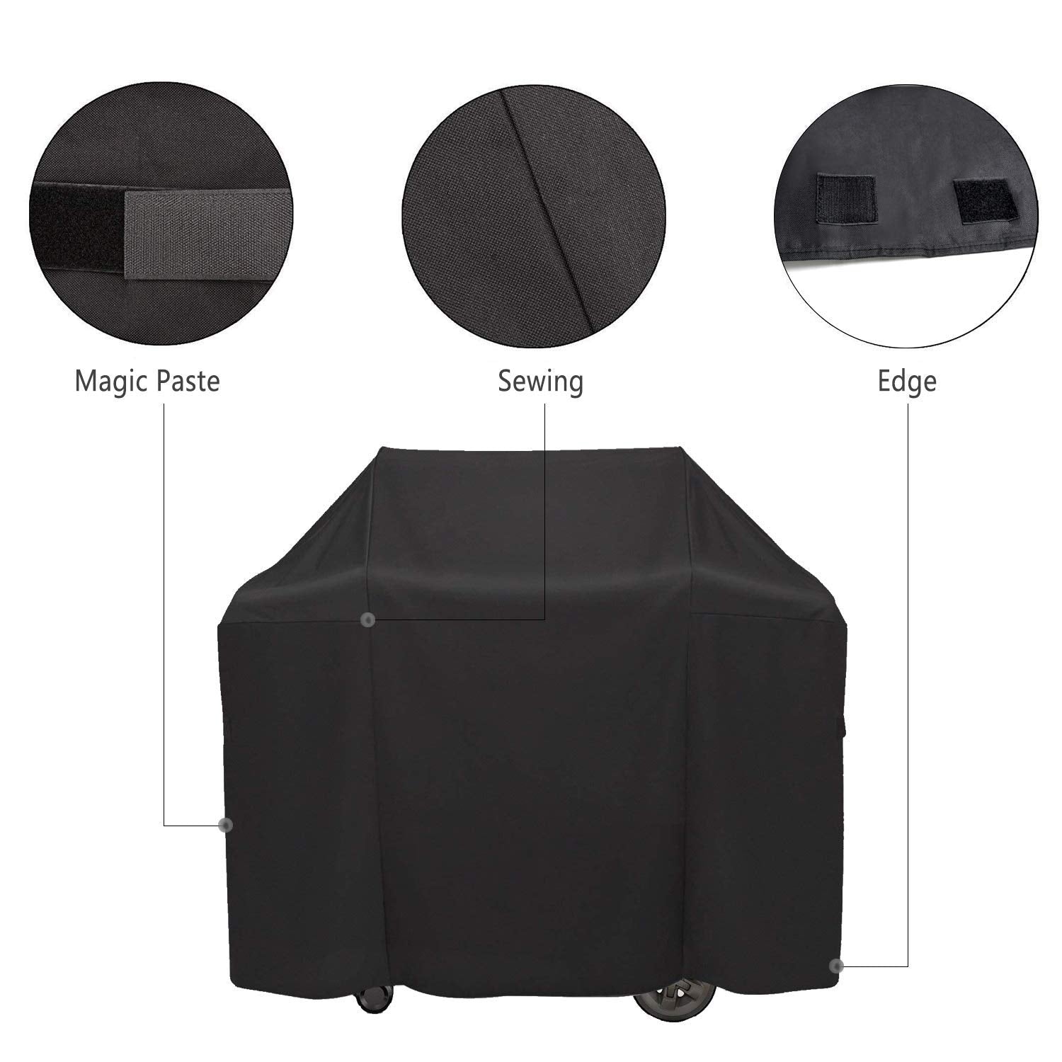 onlyfire BBQ Cover, Grill Covers Waterproof and Heavy Duty Barbecue Cover Fits Weber7139, Spirit 300 Series