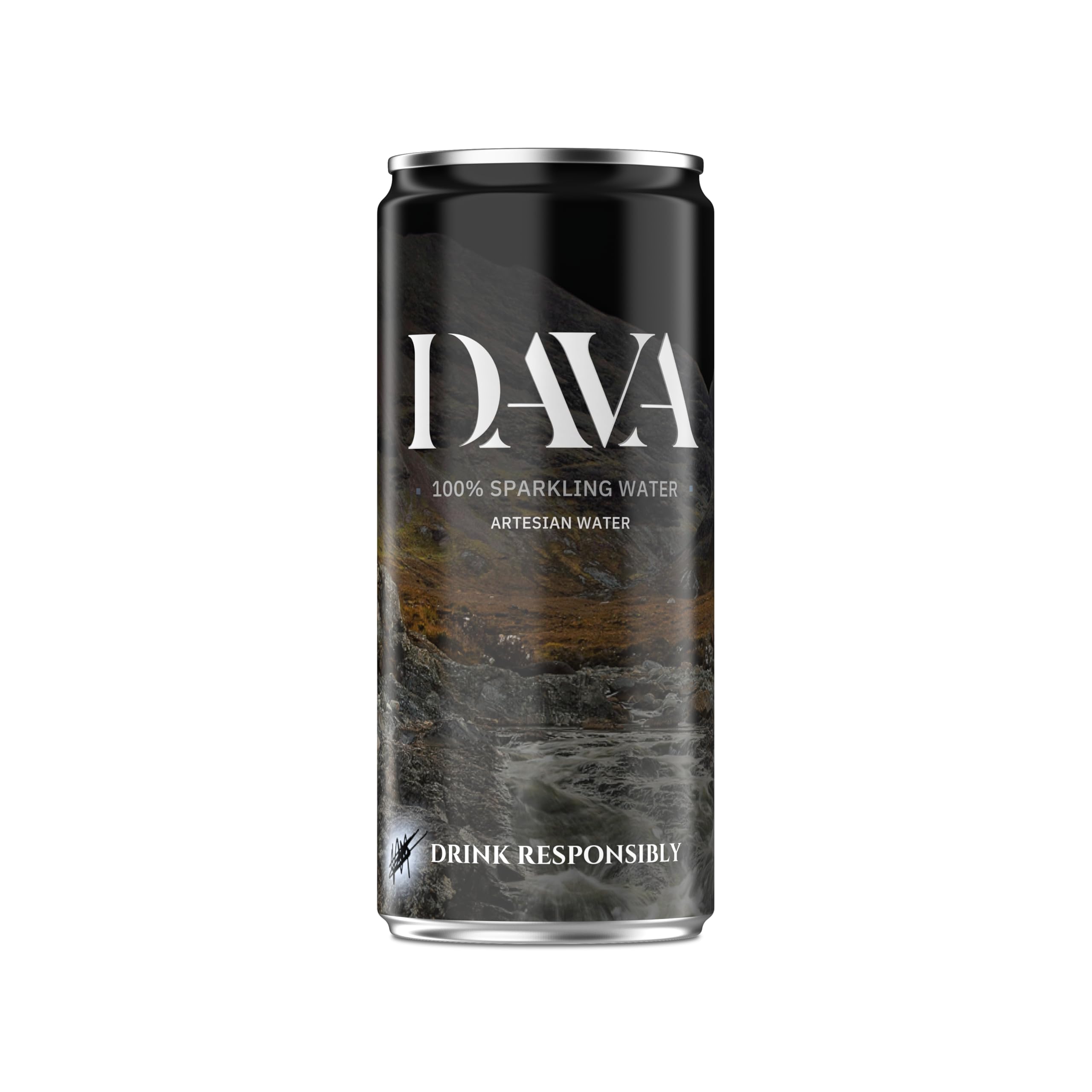 Dava Water - Sparkling Artesian Water Cans (24 x 330ml)