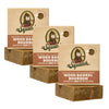 Dr. Squatch Men's Bar Soap - 3-Pack - Wood Barrel Bourbon - All Natural Bar Soap for Men - Smell like Barrel Aged Bourbon