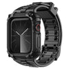 Fullmosa Compatible with Apple Watch Straps 44mm with Bumper Case for Men Women, TPU Rugged iWatch Strap for Apple Watch Series 6/5/4/SE/SE2/SE3,