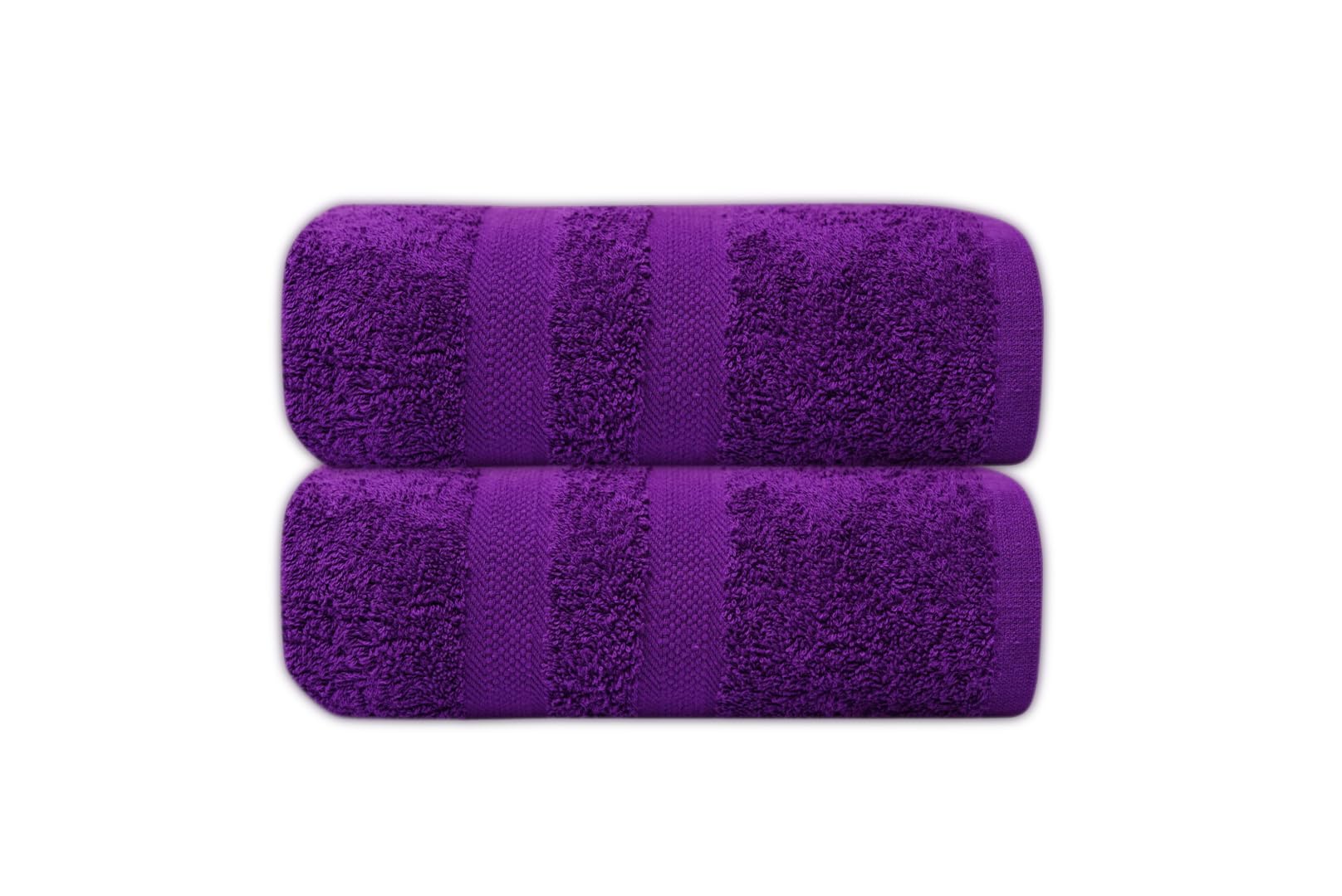 manucci EXTRA LARGE JUMBO BATH SHEETS 90 X 150CM 500GSM 100% EGYPTIAN COTTON TOWEL (purple, 2)