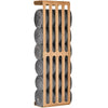 simpletome Towel Storage Rack Adjustable Height Wall Mount Bathroom Shelf Organizer Carbon Steel (Beech)