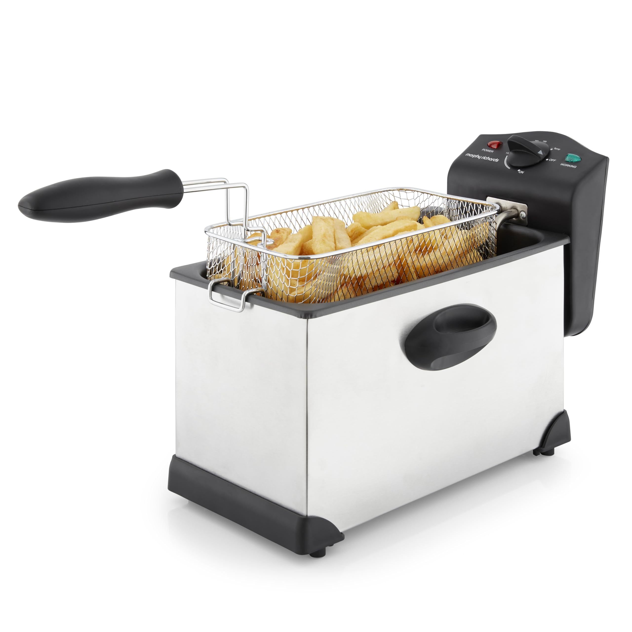 Morphy Richards Deep Fat Fryer, 3.5L, Variable Temperature Control, 1.2Kg Food Capacity, Viewing Window, Removable Tank, Detachable Handle, Fried