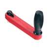 Lewmar? 8" Single Grip Winch Handle, Locking, Red with Black Grip