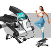 Niceday Mini Stepper Exercise Machine, Steppers with Resistance Bands, Step Machine Exerciser for Home, Up-Down Stepper with LCD Monitor, Space