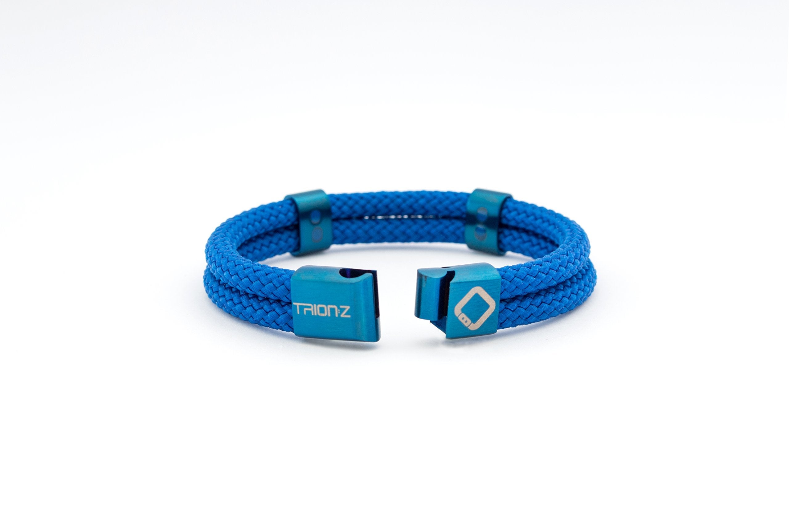 TRION:Z Zen Loop Duo Magnetic Bracelets for Women & Men Wristband Featuring Patented ANSPO Technology Unisex Bracelet (Medium, Indigo Blue)