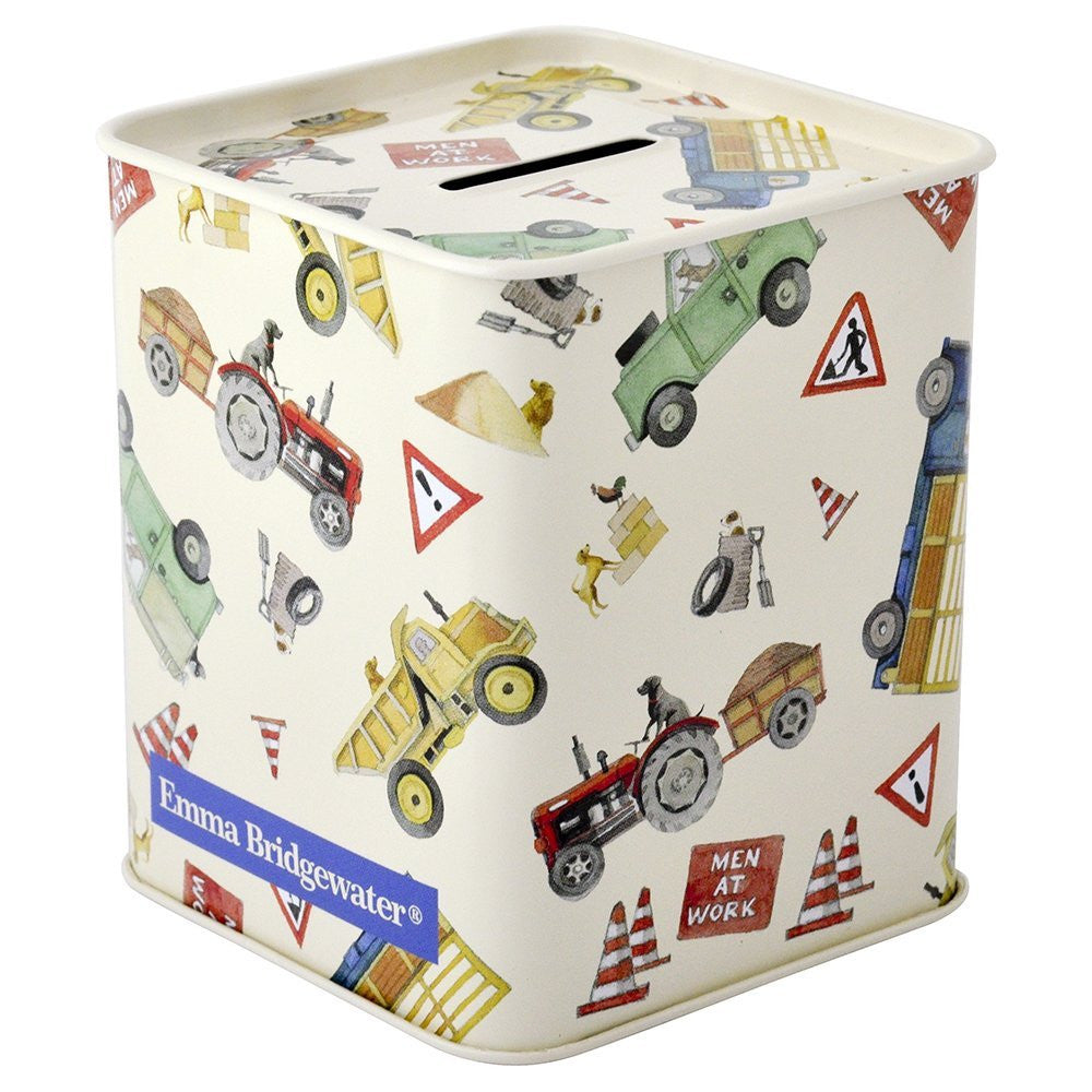 Men At Work Money Box By Emma Bridgewater