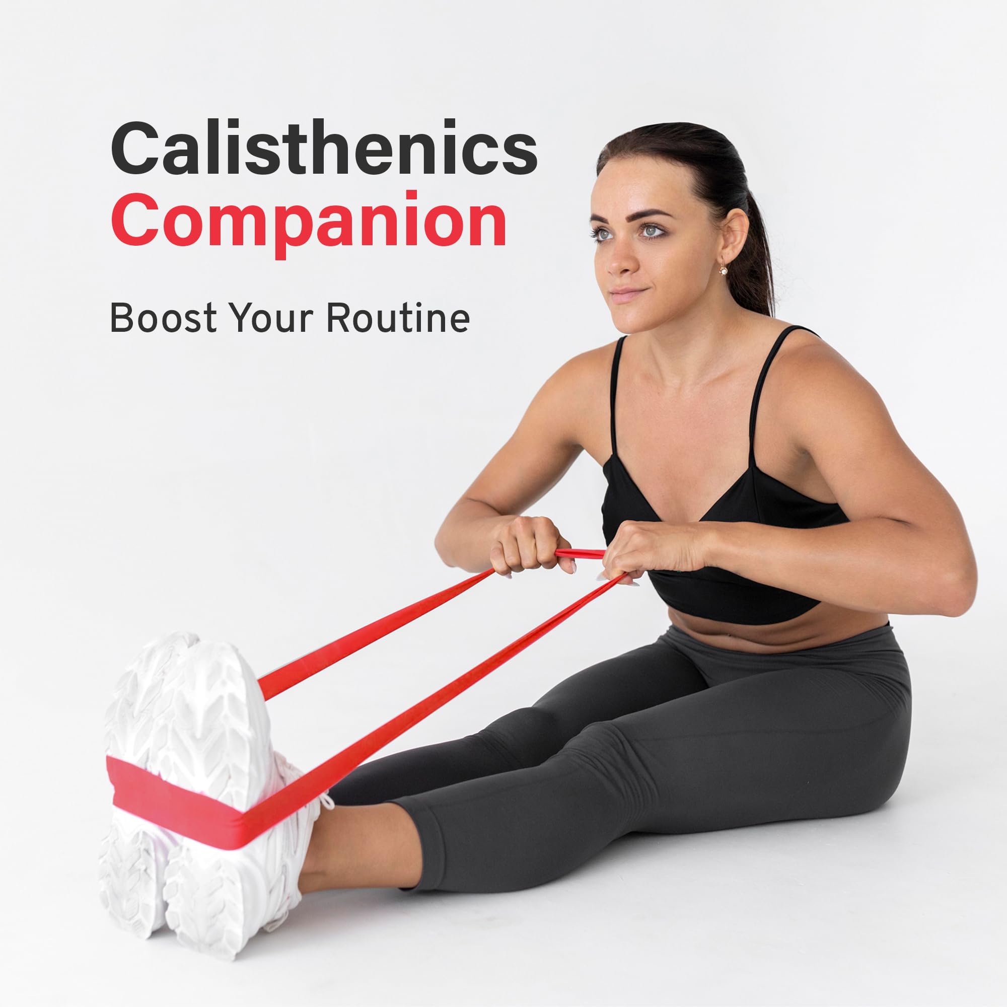 Flexil Resistance Band | 45.5M | Latex-Free | Green | Heavy Strength | Home Gym Equipment |Strength Training and Physical - Tension Level Heavy