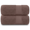 GC GAVENO CAVAILIA 100% Cotton Pack of 2 Bath Sheets, Premium Quality 700 GSM Fade Resistant Extra Absorbent Towels, Egyptian, Camel, 90x140 Cm