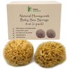 Skin Unique Natural Baby Sponge - Unbleached Mediterranean Sea Honeycomb for Babies and Children - 100% Natural, Organic, Strong, Durable,