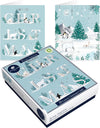 Tom Smith 20 Boxed Luxury Eco Friendly Christmas Cards 2 Polar Christmas Designs
