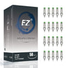 EZ Tattoo Cartridge Needles Assorted - 50Pcs #10 Mixed (7M1 9M1 11M1 13M1 15M1) Bugpin Magnum Tattoo Needle Cartridges for Tattooing Rotary Tattoo Pen