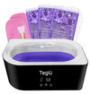 Teglu Paraffin Wax Machine for Hand and Feet 4L with 3x 450g Paraffin Wax Refill for Hand and Foot Spa, Black