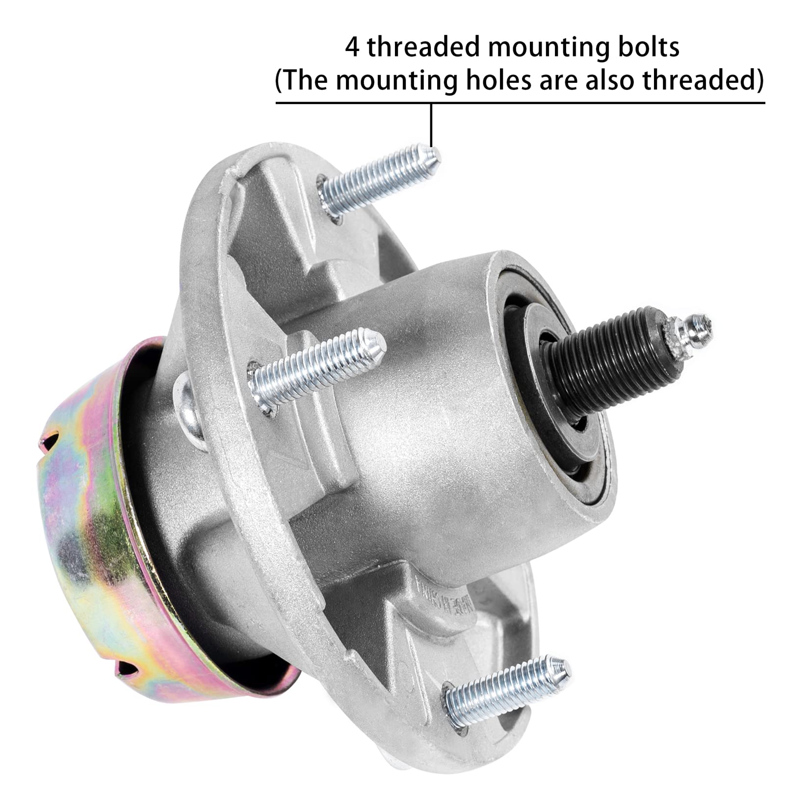 Parts Camp Replacement Spindle AM144377 for John Deere AM124498 AM131680 AM135349 Mower Spindle