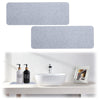 2pcs Water Absorbing Stone Tray, Diatomite Soap Dish 8.66x3.15in Water Absorbent Diatomite Coasters, Instant Dry Sink Organizer Sink Tray, Sink Fast