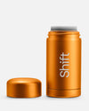 Shift - 100% Plastic Free, Natural Refillable Sensitive Deodorant Set - Orange Shell - Unscented Refill - No Aluminium, No Baking Soda