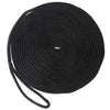 JSHANMEI Dock Lines Rope-2pack 25FT Double Braided Boat Docking Lines Mooring Lines with 12inch Eyelet Anchor Line Boat Equipment(Dia:1/2"-2pcs)