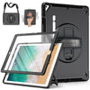 Miesherk Case for iPad Pro 12.9 2nd/1st Generation 2017/2015: Military Rugged Protective Shockproof Cover for iPad Pro 12.9 Inch - Pencil Holder -