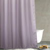 Popkozzi Lavender Waffle Fabric Shower Curtain: Light Purple Lilac Heavy Duty Textured Shower Curtains for Bathroom - Water Repellent Washable Thick